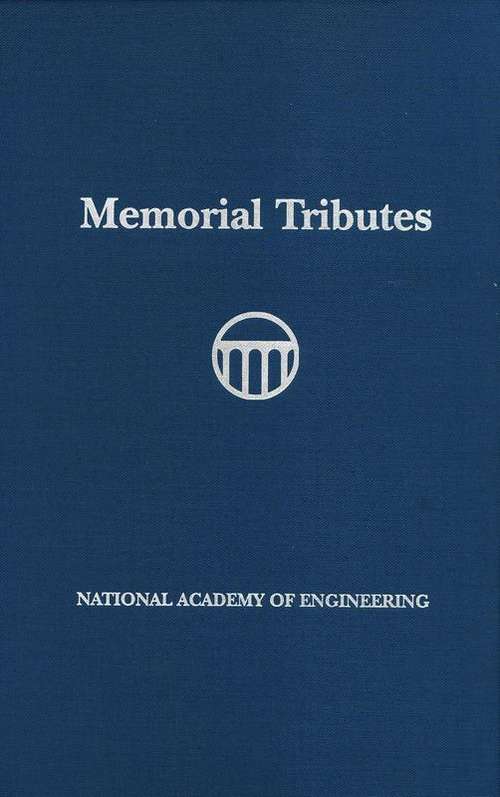Book cover of Memorial Tributes