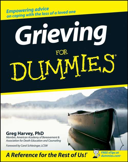 Book cover of Grieving For Dummies