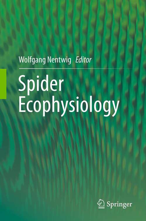 Book cover of Spider Ecophysiology