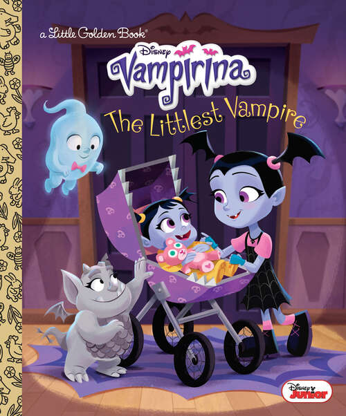 Book cover of The Littlest Vampire (Little Golden Book)