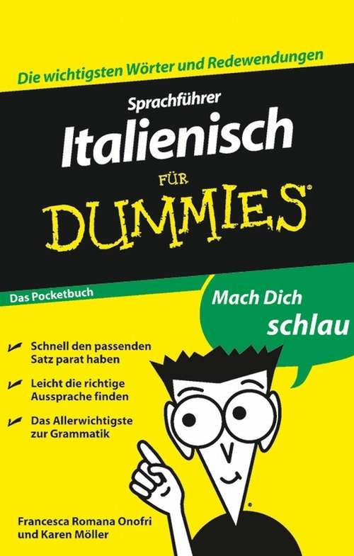 Book cover of Sprachführer Italienisch für Dummies Das Pocketbuch (Für Dummies)