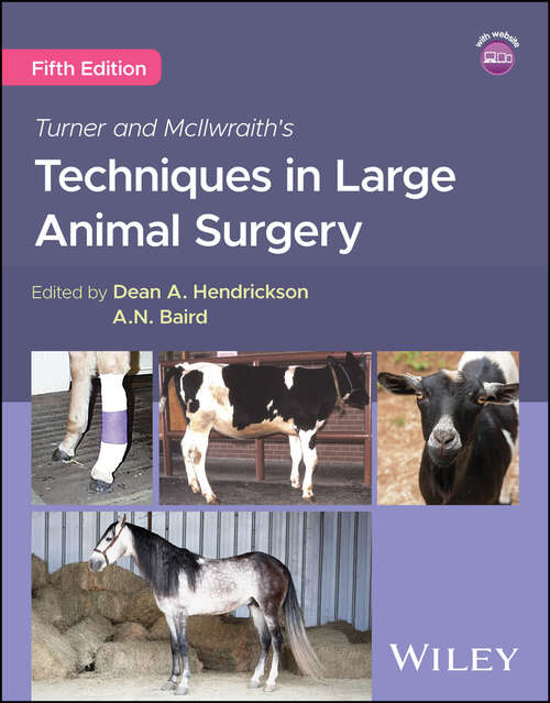 Book cover of Turner and McIlwraith's Techniques in Large Animal Surgery