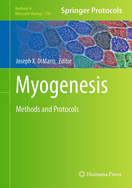Book cover of Myogenesis