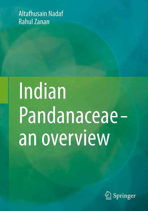 Book cover of Indian Pandanaceae - an overview