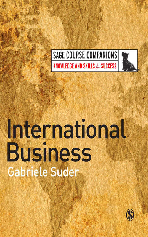 Book cover of International Business: A Role In Corporate Responsibility, Conflict Prevention And Peace (SAGE Course Companions series)