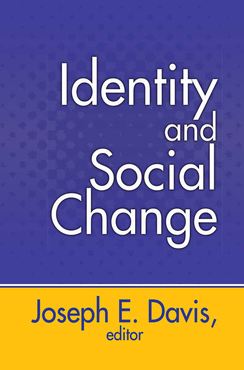 Book cover of Identity and Social Change