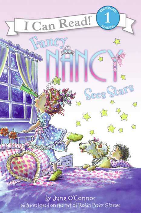 Book cover of Fancy Nancy Sees Stars (I Can Read Level 1)