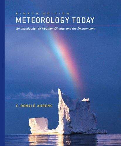 Book cover of Meteorology Today: An Introduction to Weather, Climate, and the Environment, 8th Ed.
