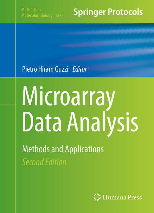 Book cover of Microarray Data Analysis