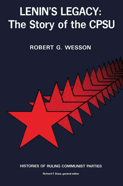 Book cover of Lenin's Legacy