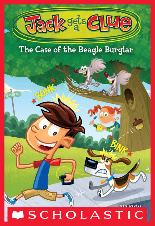 Book cover of Jack Gets a Clue #1: The Case of the Beagle Burglar