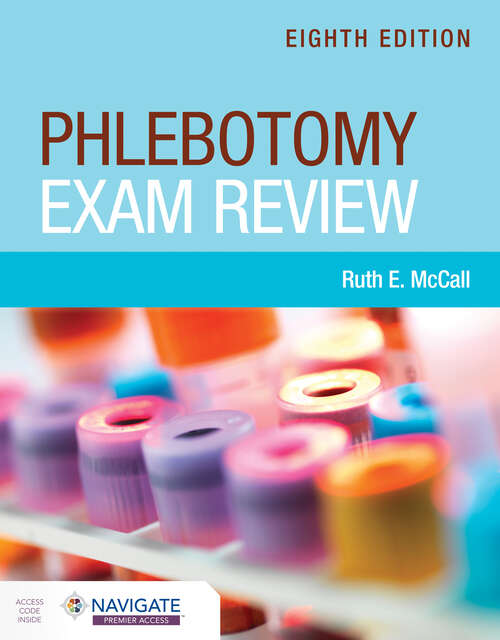 Book cover of Phlebotomy Exam Review (8)