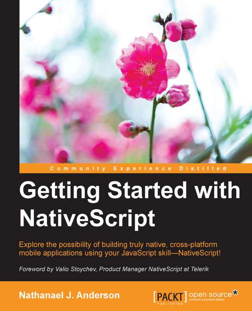 Book cover of Getting Started with NativeScript