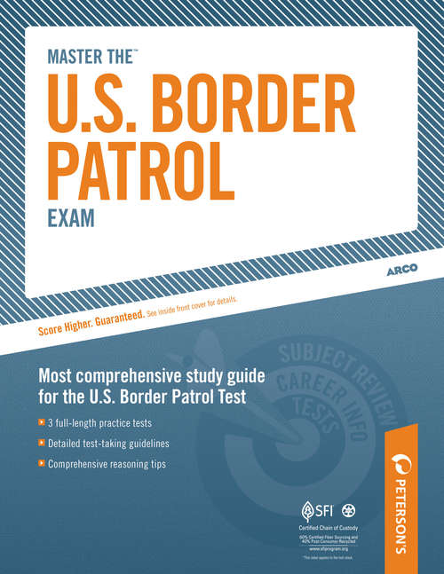 Book cover of Master the U.S. Border Patrol Exam: Part III of IV