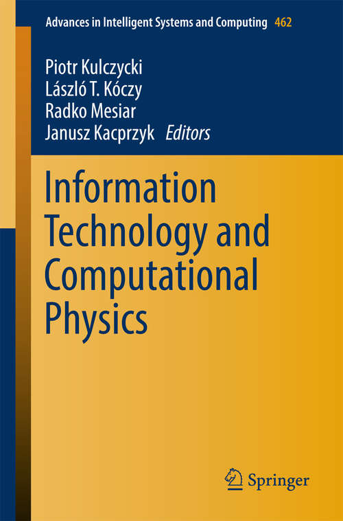 Book cover of Information Technology and Computational Physics