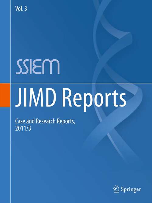Book cover of JIMD Reports - Case and Research Reports, 2011/2