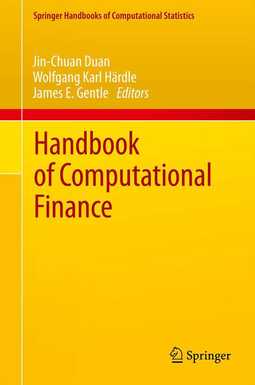 Book cover of Handbook of Computational Finance