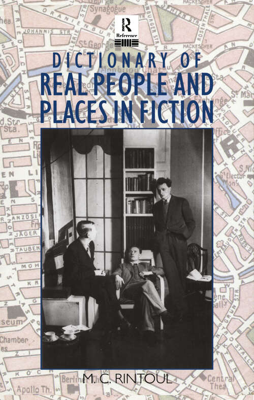 Book cover of Dictionary of Real People and Places in Fiction