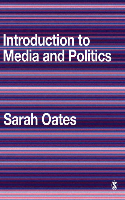 Book cover of Introduction to Media and Politics