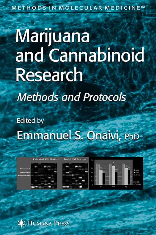 Book cover of Marijuana and Cannabinoid Research