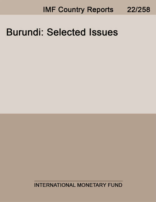 Book cover of Burundi: Selected Issues