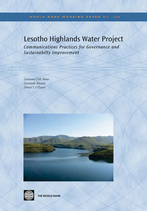 Lesotho Highlands Water Project: Communication Practices for Governance and Sustainability Improvement