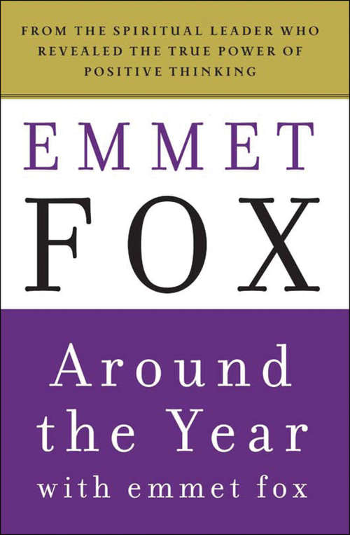 Book cover of Around the Year with Emmet Fox