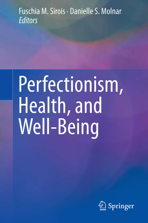 Book cover of Perfectionism, Health, and Well-Being