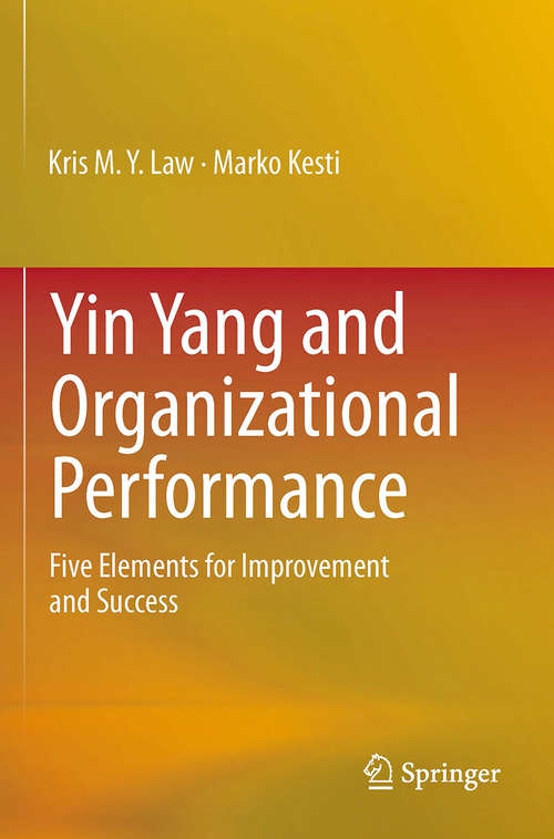 Book cover of Yin Yang and Organizational Performance