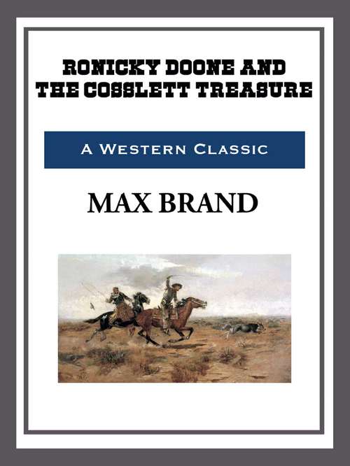 Book cover of Ronicky Doone and the Cosslett Treasure