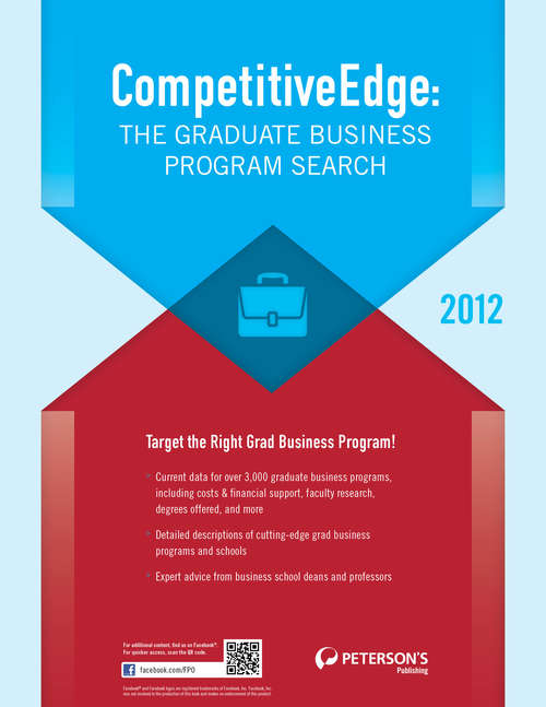 Book cover of CompetitiveEdge: A Guide to Graduate Business Programs