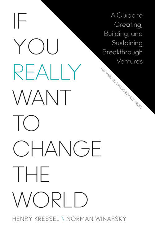 Book cover of If You Really Want to Change the World