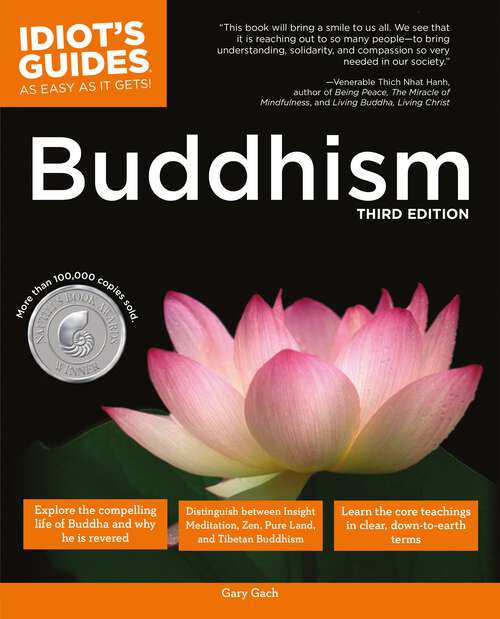 Book cover of Idiot's Guides: Buddhism, 3rd Edition