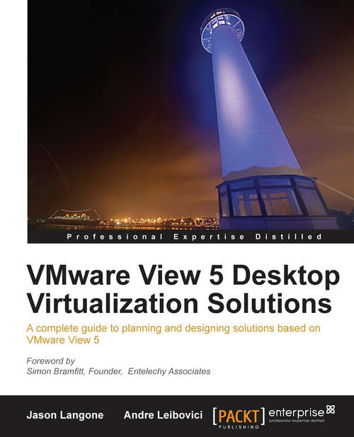 Book cover of VMware View 5 Desktop Virtualization Solutions