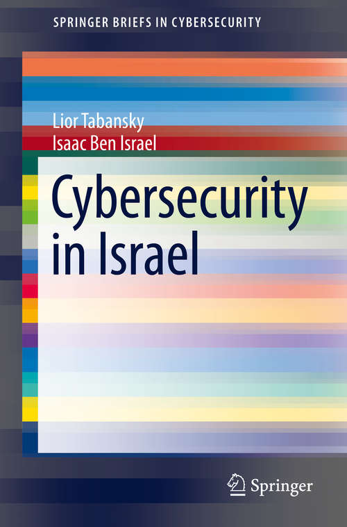 Book cover of Cybersecurity in Israel