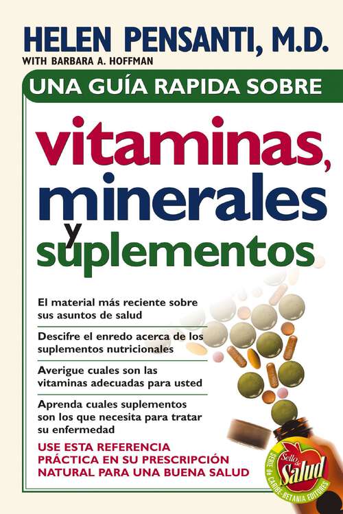 Book cover of Una guía rápida de vitaminas, minerales y suplementos