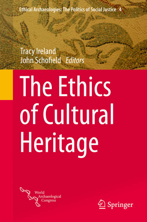 Book cover of The Ethics of Cultural Heritage