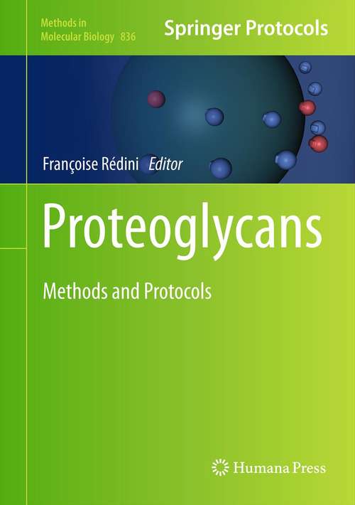 Book cover of Proteoglycans