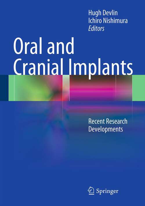 Book cover of Oral and Cranial Implants