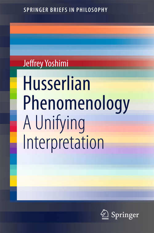 Book cover of Husserlian Phenomenology