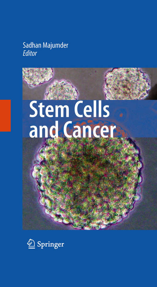 Book cover of Stem Cells and Cancer