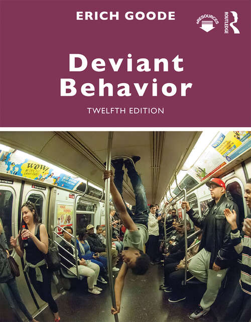 Book cover of Deviant Behavior (12)