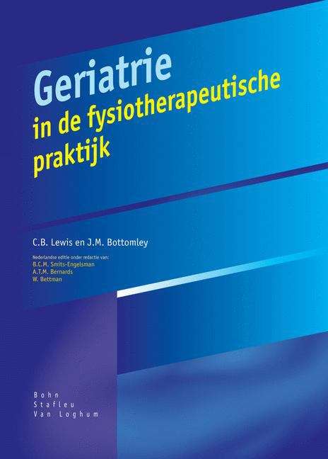 Book cover of Geriatrie in de fysiotherapeutische praktijk