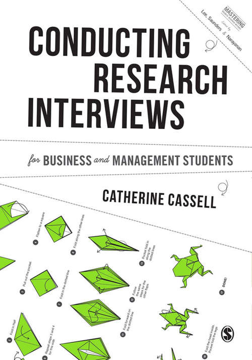 Book cover of Conducting Research Interviews for Business and Management Students