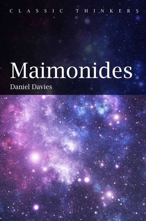 Book cover of Maimonides: Critical Essays (Classic Thinkers)