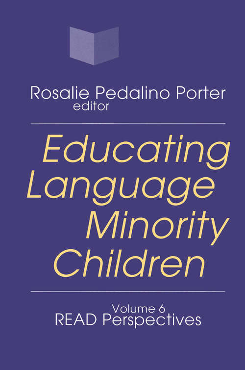 Book cover of Educating Language Minority Children