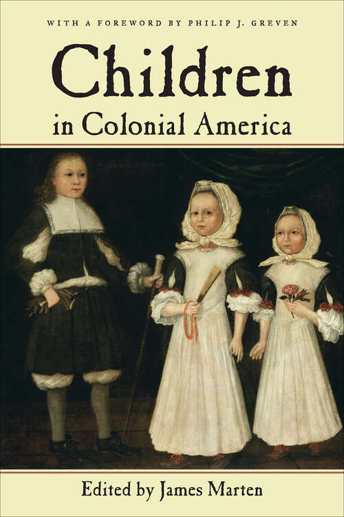 Book cover of Children in Colonial America