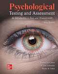 Psychological Testing and Assessment: An Introduction to Tests and Measurement