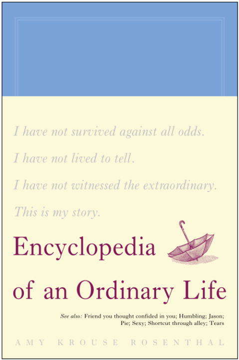 Book cover of Encyclopedia of an Ordinary Life