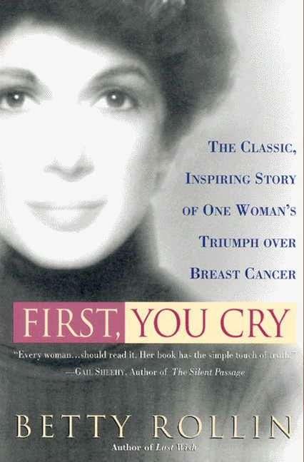 Book cover of First, You Cry